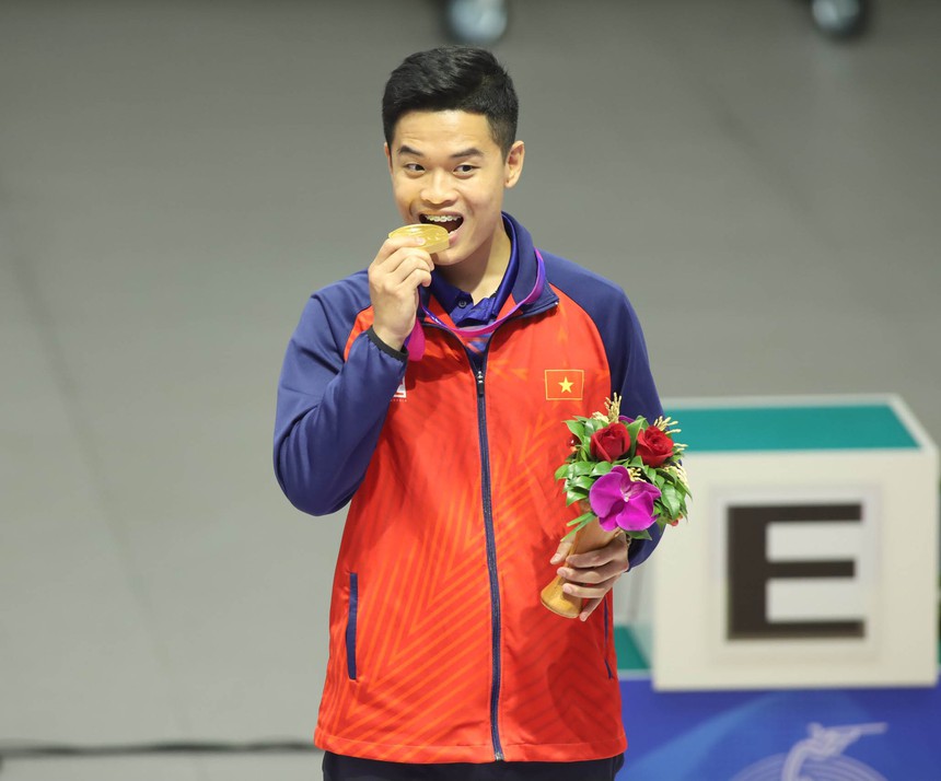 Xạ thủ Phạm Quang Huy: Hổ phụ sinh hổ tử - Ảnh 4. Xạ thủ Phạm Quang Huy: Hổ phụ sinh hổ tử - Ảnh 4.