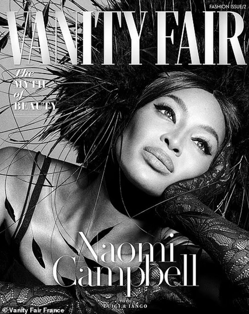 Naomi Campbell, Cindy Crawford và loạt người mẫu biểu tượng xuất hiện đầy táo bạo trên trang bìa 'Vanity Fair' - Ảnh 9. Naomi Campbell, Cindy Crawford và loạt người mẫu biểu tượng xuất hiện đầy táo bạo trên trang bìa 'Vanity Fair' - Ảnh 9.