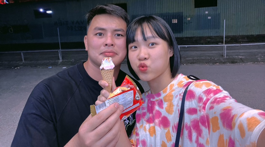 Tú Linh và bạn trai Tùng Lâm