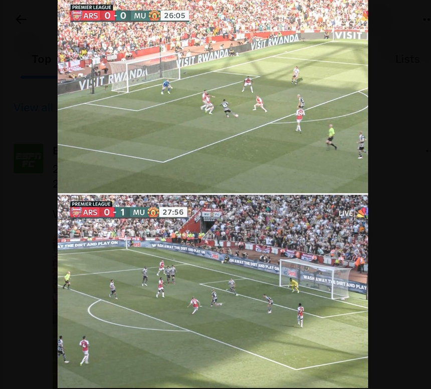 Pha gỡ hòa nhanh đến khó tin của Arsenal, cầu thủ MU còn chưa kịp chạm bóng - Ảnh 2.