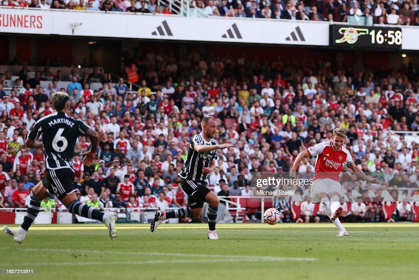 TRỰC TIẾP bóng đá Arsenal vs MU (K+ Sport1): Odegaard gỡ hòa - Ảnh 1.