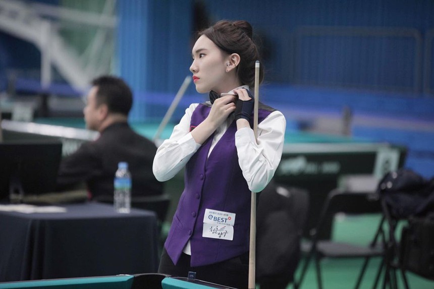 Thiên thần bi-a Hàn Quốc đấu nữ cao thủ Việt Nam, người hâm mộ xuýt xoa với nhan sắc cực phẩm - Ảnh 3.