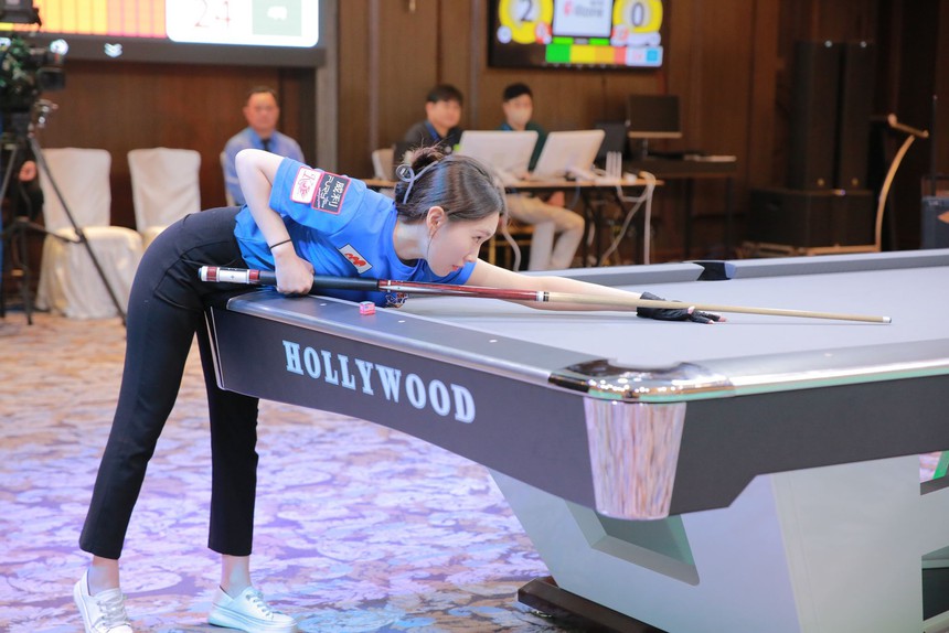 Thiên thần bi-a Hàn Quốc đấu nữ cao thủ Việt Nam, người hâm mộ xuýt xoa với nhan sắc cực phẩm - Ảnh 5.