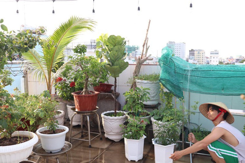 Hà Tăng, Phan Hiển và loạt sao Việt mát tay khi trổ tài làm nông - Ảnh 13.