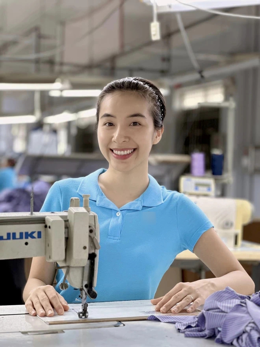 Cô Hoài thôn quê của "Làng Trong Phố": Ngoài đời là Á khôi, style đối lập trên phim - Ảnh 3.