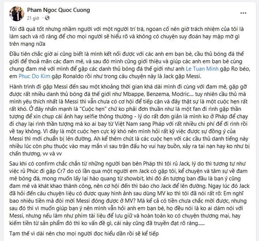 Jack đối mặt nguy cơ bị kiện vì... 6 giây ôm danh thủ Messi - Ảnh 3.