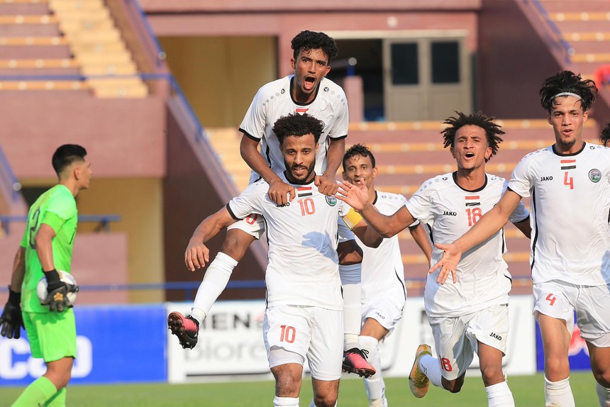 Thị uy sức mạnh trước Singagpore, U23 Yemen liệu có phải đối thủ đáng gờm với U23 Việt Nam? - Ảnh 4.