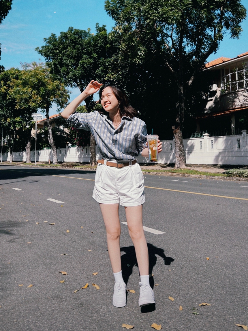 Gu thời trang xuống phố đơn giản, dễ áp dụng của Hải Tú  - Ảnh 6.