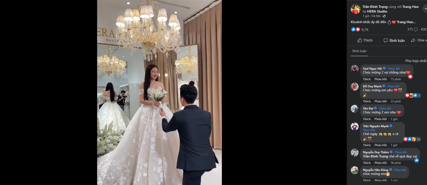 Nhiều đồng đội chúc mừng Đình Trọng trong khoảnh khắc xúc động bên bạn gái 9 năm - Ảnh 3.