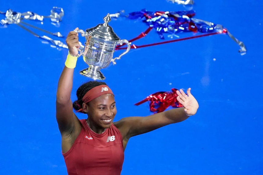 Thắng ngược tân số một thế giới, Cori Gauff vô địch US Open 2023, lập kỳ tích vô tiền khoáng hậu - Ảnh 4.