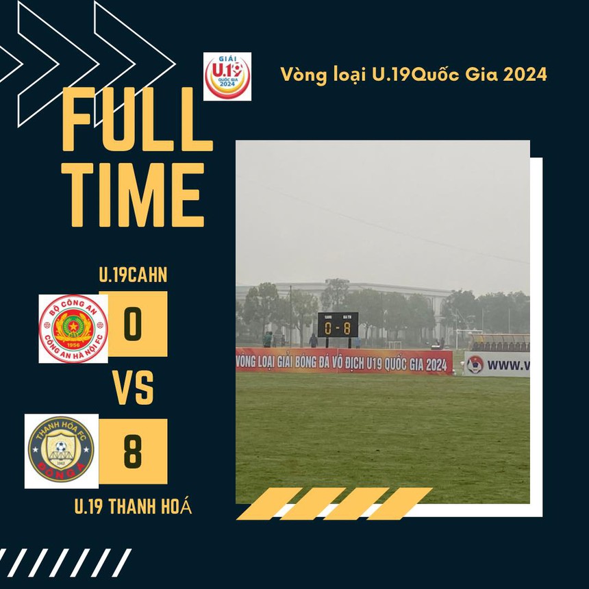 Đội trẻ CAHN bất ngờ thua 0-8 trước đội trẻ Thanh Hóa ở vòng loại giải quốc gia - Ảnh 4. Đội trẻ CAHN bất ngờ thua 0-8 trước đội trẻ Thanh Hóa ở vòng loại giải quốc gia - Ảnh 4.