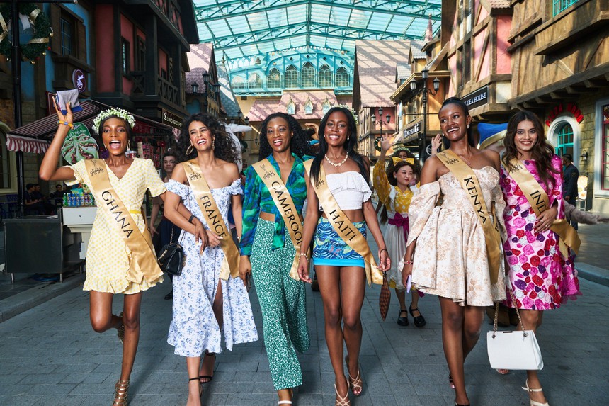 Hà Anh tất bật chuẩn bị cho Bán kết Miss Global 2023 tại Phú Quốc - Ảnh 7.