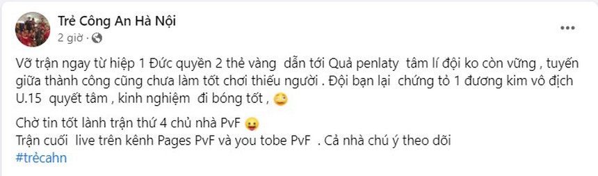 Đội trẻ CAHN bất ngờ thua 0-8 trước đội trẻ Thanh Hóa ở vòng loại giải quốc gia - Ảnh 3. Đội trẻ CAHN bất ngờ thua 0-8 trước đội trẻ Thanh Hóa ở vòng loại giải quốc gia - Ảnh 3.