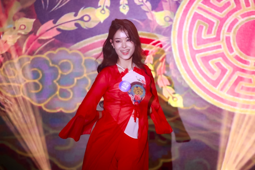 Ấn tượng phần thi tài năng tại Duyên dáng Ngoại thương 2023 - Ảnh 4.