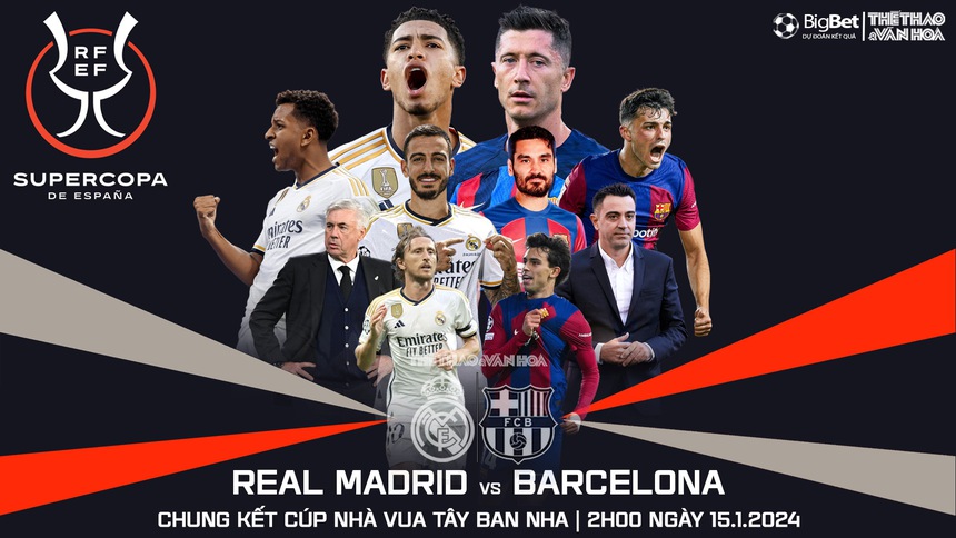 Nhận định bóng đá Real Madrid vs Barcelona (02h00, 15/1), chung kết Siêu cúp Tây Ban Nha - Ảnh 2.