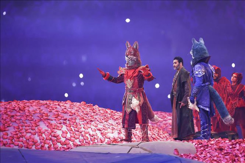 Chùm ảnh lễ khai mạc Asian Cup 2023 đầy màu sắc và ấn tượng - Ảnh 3.