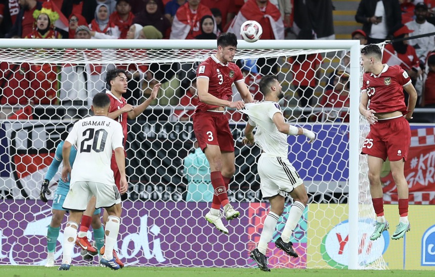 Xem trực tiếp bóng đá Indonesia vs Iraq trên VTV5, VTV6 (1-2): Osama Rashid xé lưới Indo - Ảnh 8.