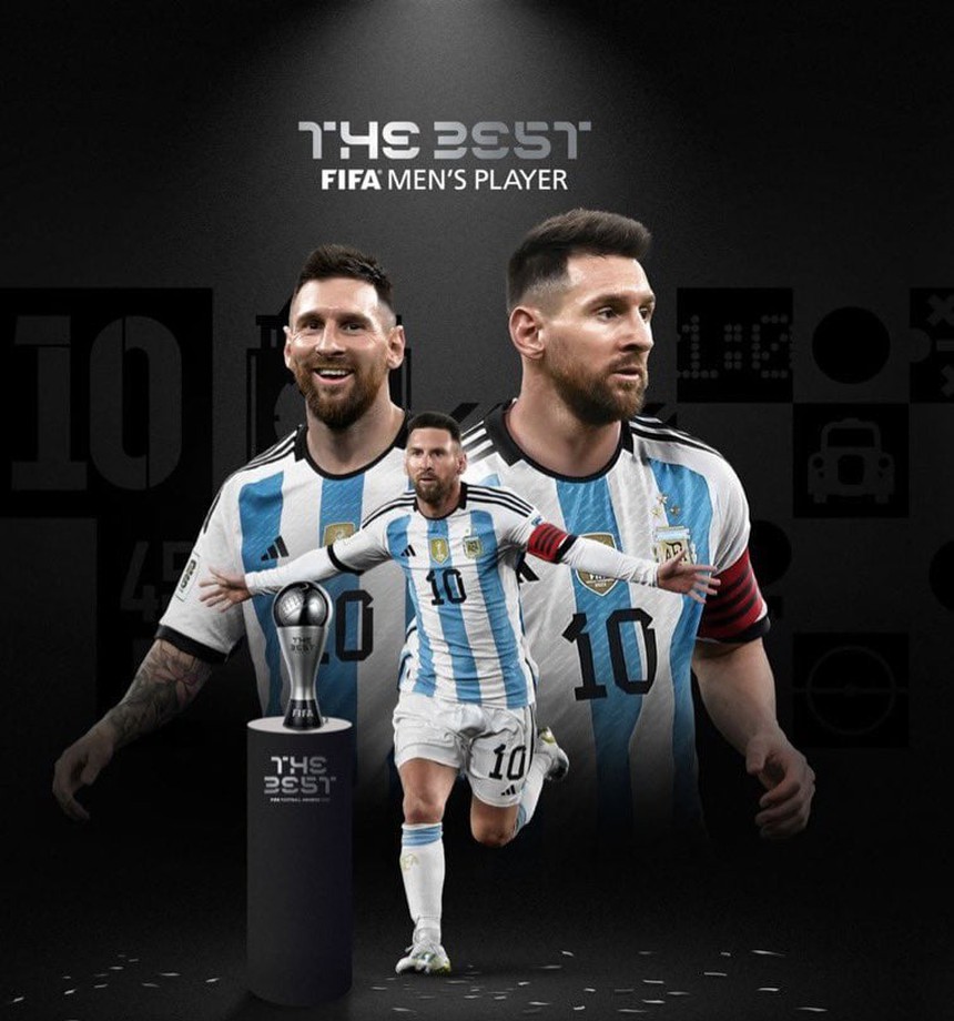 Messi đánh bại Mbappe và Haaland để giành giải thưởng FIFA The Best - Ảnh 2. Messi đánh bại Mbappe và Haaland để giành giải thưởng FIFA The Best - Ảnh 2.