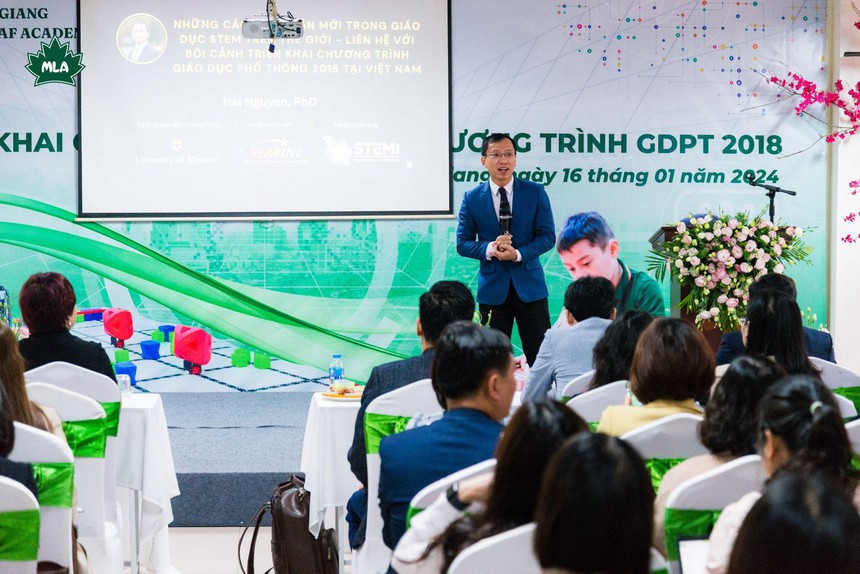 Hội thảo tập huấn triển khai giáo dục STEM theo chương trình GDPT 2018 - Ảnh 2.