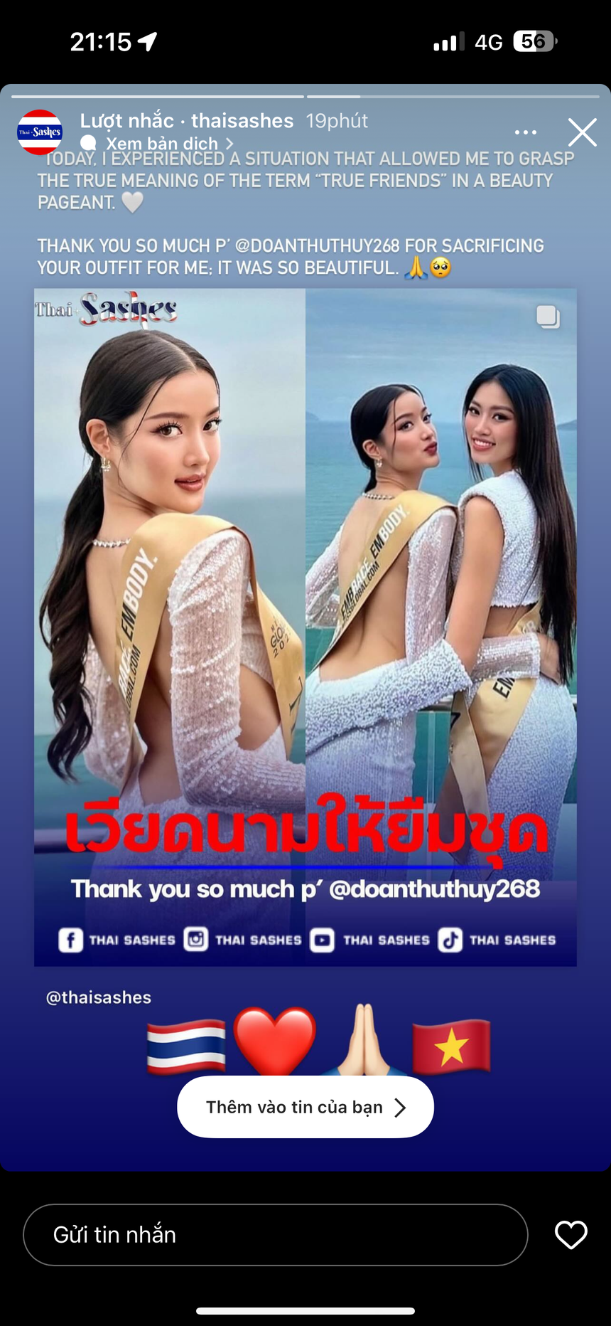 Chung kết Miss Global 2023: Đoàn Thu Thủy sẵn sàng cho "đối thủ" mượn trang phục - Ảnh 3.