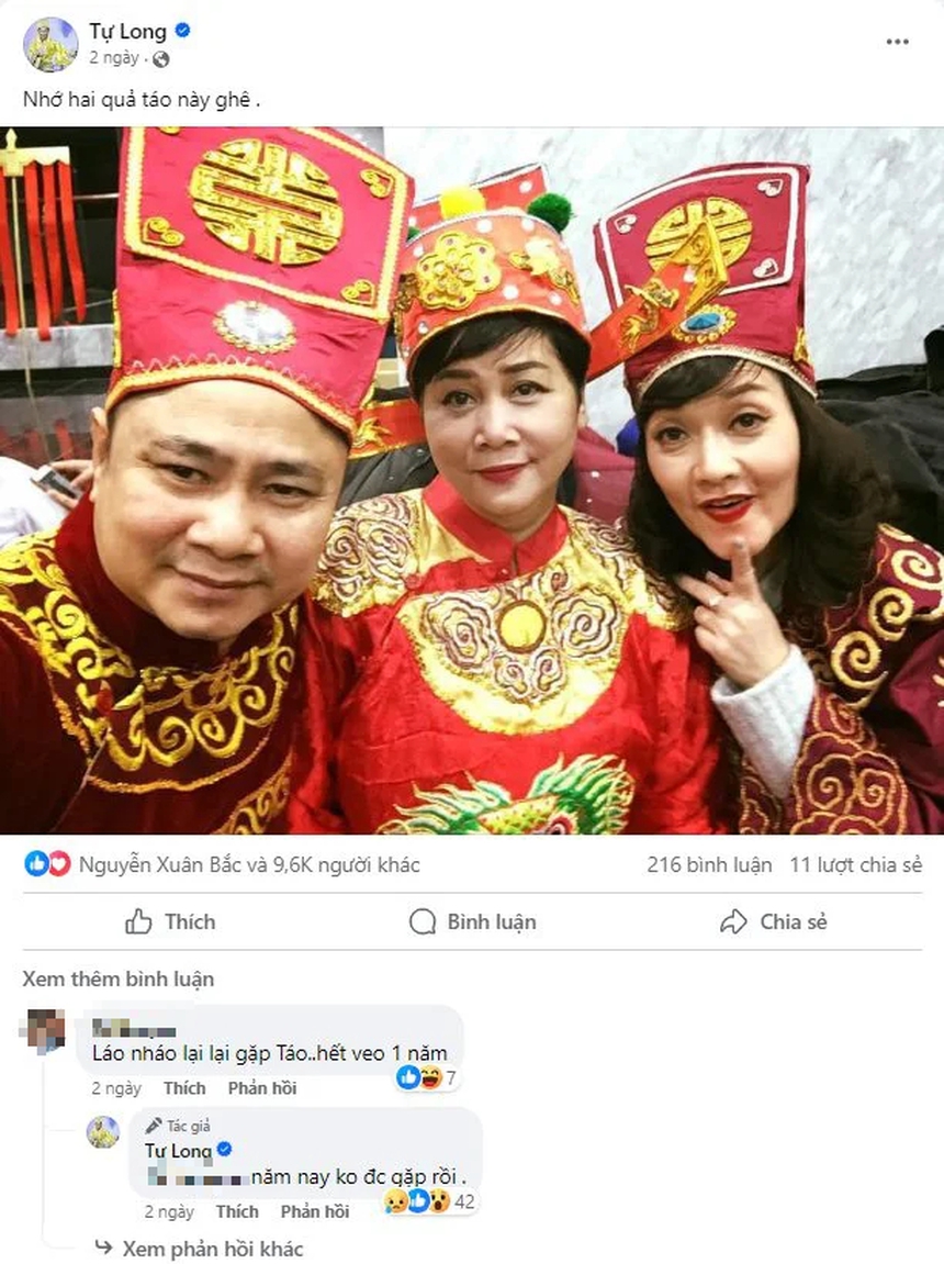 Nghệ sĩ Tự Long ẩn ý không tham gia 'Táo quân 2024'? - Ảnh 1.