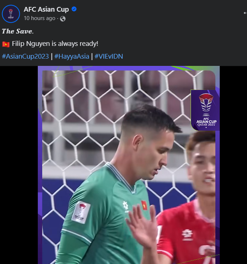 Nguyễn Filip trở thành ngôi sao Việt Nam duy nhất được AFC khen ngợi sau thất bại trước Indonesia - Ảnh 2.
