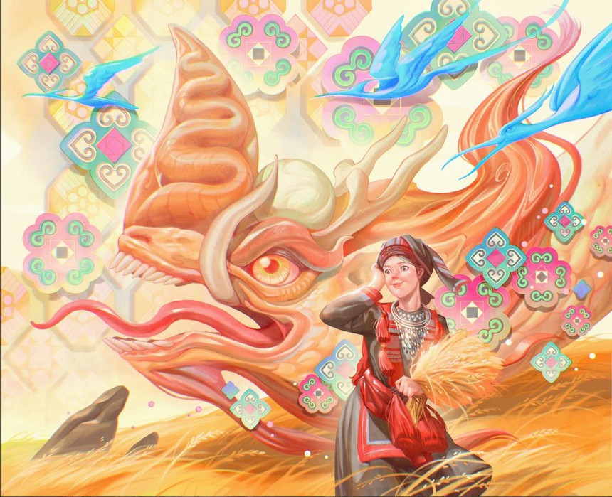 Đến Văn Miếu-Quốc Tử Giám và Hoàng Thành Thăng Long ngắm linh vật Rồng của các họa sỹ trẻ - Ảnh 7.