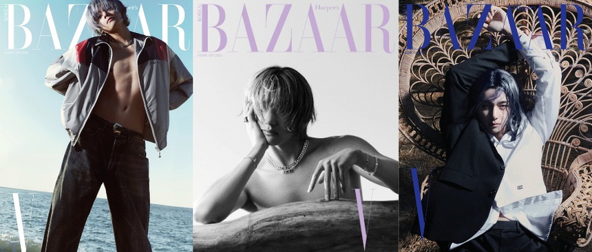 'Hút mắt' ngắm bộ ảnh đậm chất điện ảnh của V BTS trên 'Harper's BAZAAR Korea' - Ảnh 1. 'Hút mắt' ngắm bộ ảnh đậm chất điện ảnh của V BTS trên 'Harper's BAZAAR Korea' - Ảnh 1.