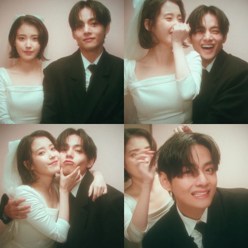 V BTS và IU gây sốc fan với phản ứng hóa học trong MV 'Love Wins All' - Ảnh 3. V BTS và IU gây sốc fan với phản ứng hóa học trong MV 'Love Wins All' - Ảnh 3.