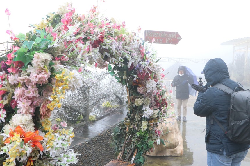 Băng giá xuất hiện trên đỉnh Ô Quý Hồ - Ảnh 4. Băng giá xuất hiện trên đỉnh Ô Quý Hồ - Ảnh 4.