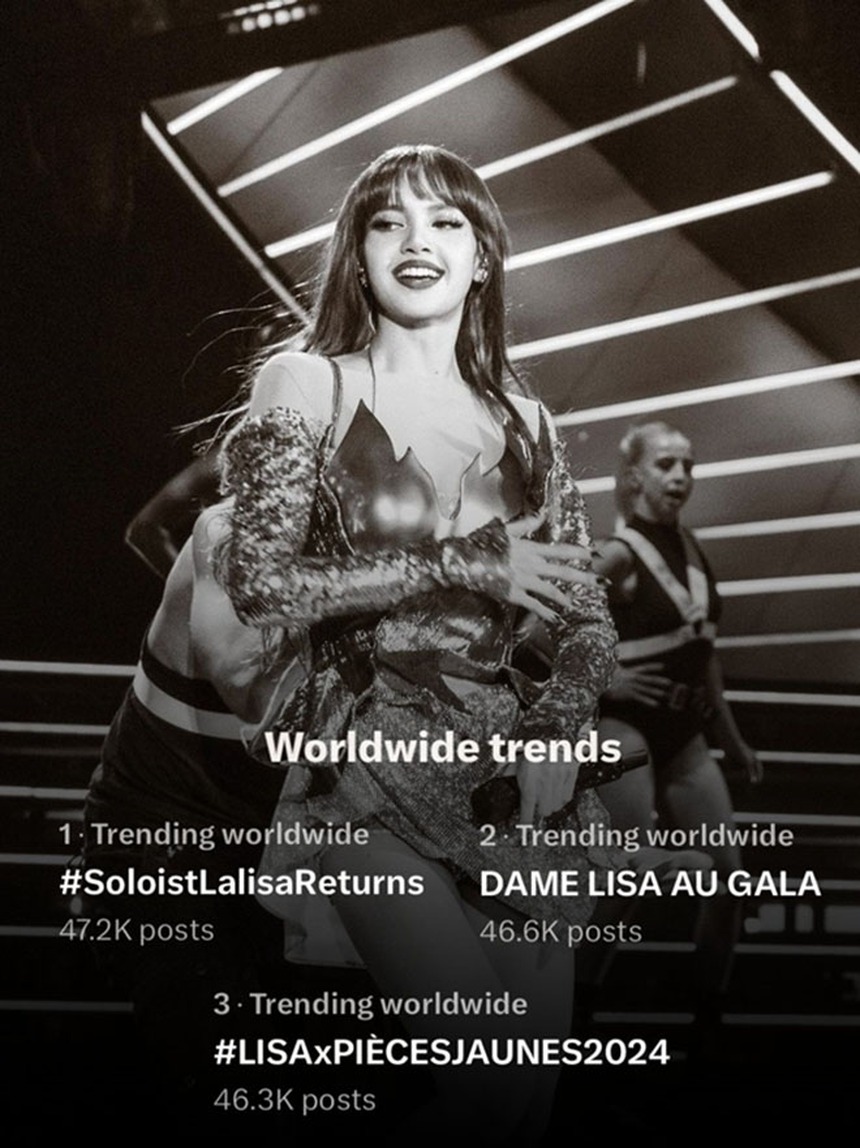 Lisa Blackpink chiếm lĩnh các trend chính trên toàn cầu với sự kiện từ thiện Pièces Jaunes ở Pháp - Ảnh 8.