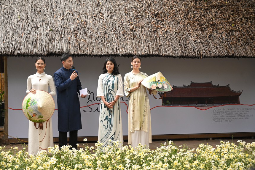 Minh Hạnh cùng 17 NTK kể về nơi được sinh ra qua các BST áo dài - Ảnh 3.