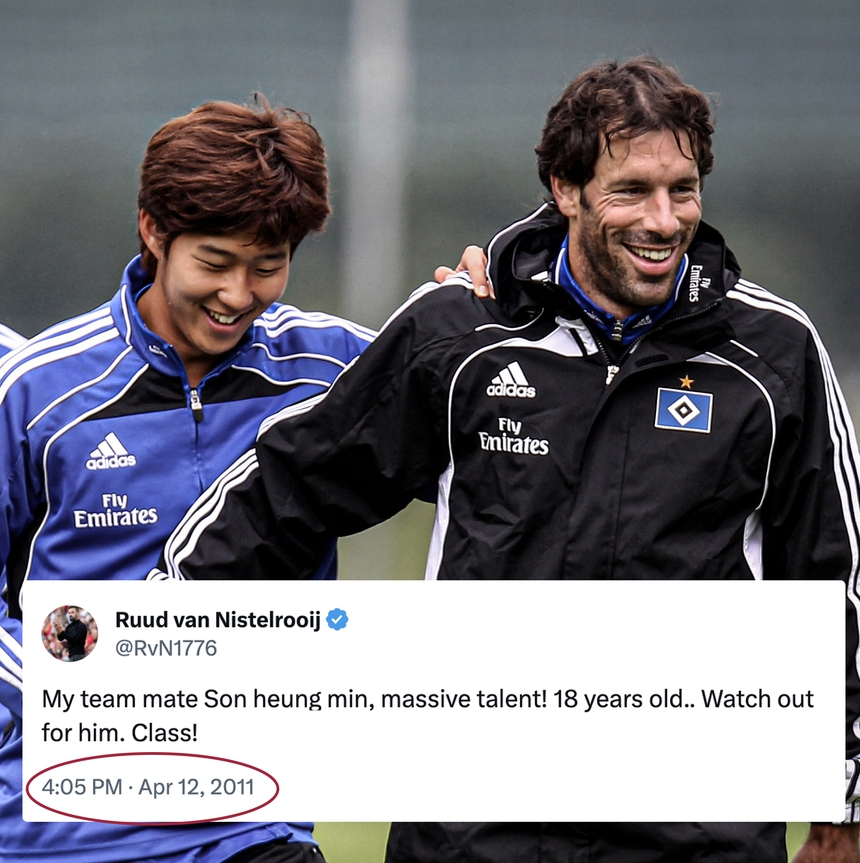 Van Nistelrooy như nhà tiên tri vì 13 năm trước từng dự đoán điều này về Son Heung-min - Ảnh 2.