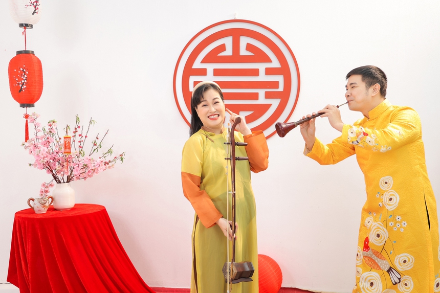 Xẩm Hà Thành mang nhạc cung đình vào MV xẩm 'Tết Việt' - Ảnh 5.