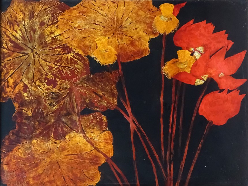 Triển lãm 'Chào xuân 2024' - Những câu chuyện thú vị về nghệ thuật sơn mài truyền thống - Ảnh 3.