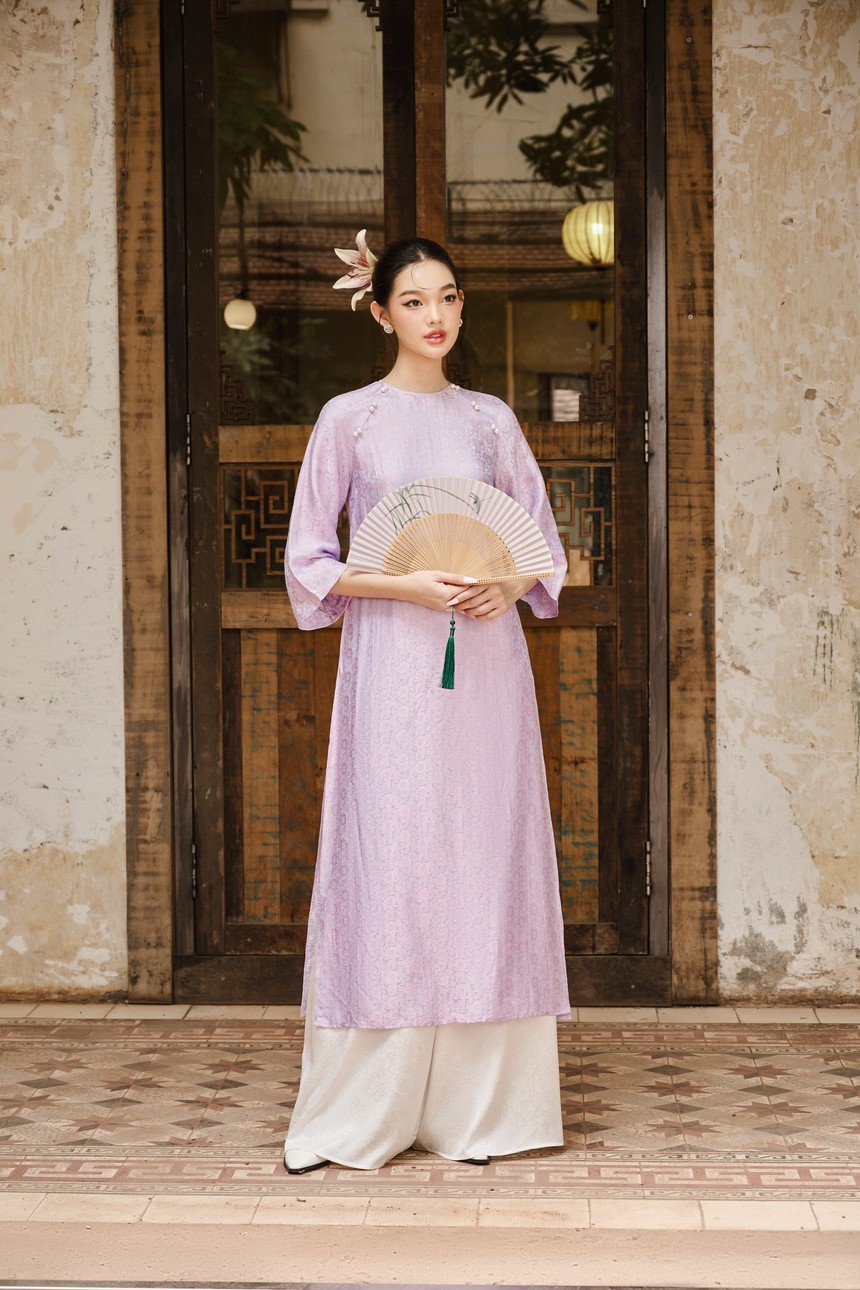 Gợi ý chọn áo dài cách tân trẻ trung cho mùa Tết - Ảnh 10.