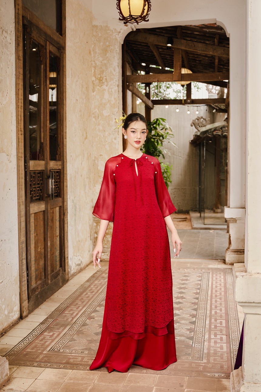 Gợi ý chọn áo dài cách tân trẻ trung cho mùa Tết - Ảnh 12.