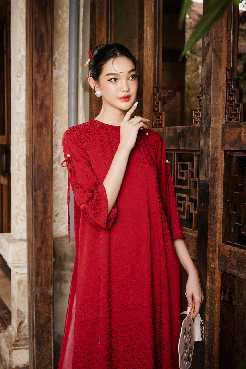 Gợi ý chọn áo dài cách tân trẻ trung cho mùa Tết - Ảnh 14.