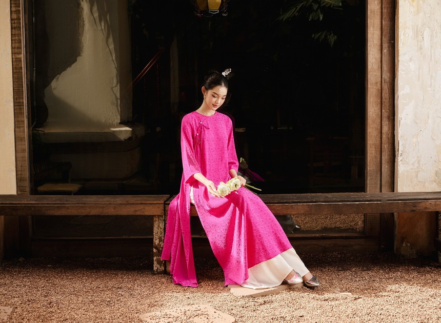 Gợi ý chọn áo dài cách tân trẻ trung cho mùa Tết - Ảnh 7.