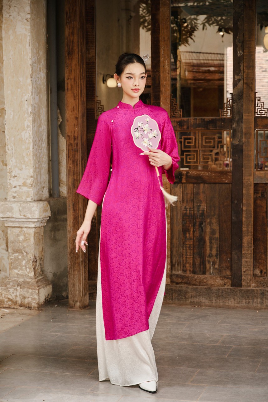 Gợi ý chọn áo dài cách tân trẻ trung cho mùa Tết - Ảnh 8.