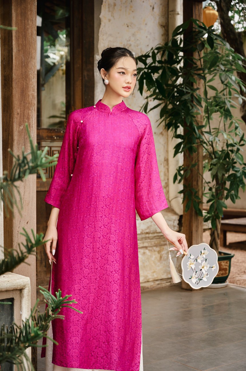 Gợi ý chọn áo dài cách tân trẻ trung cho mùa Tết - Ảnh 9.