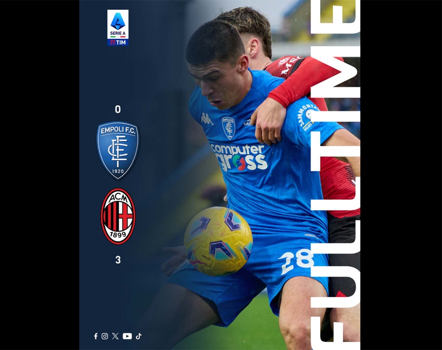 Milan thắng 3-0 ngay trên sân Empoli: Miền đất thiêng của 'Rossoneri' - Ảnh 2.