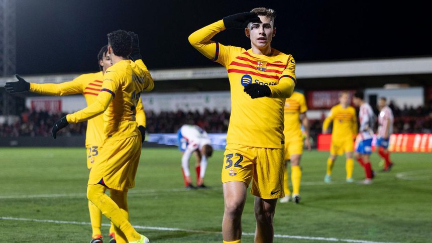 Thắng sát nút trước đội hạng 4, Barcelona giành vé đi tiếp ở Cúp nhà Vua Tây Ban Nha - Ảnh 2. Thắng sát nút trước đội hạng 4, Barcelona giành vé đi tiếp ở Cúp nhà Vua Tây Ban Nha - Ảnh 2.