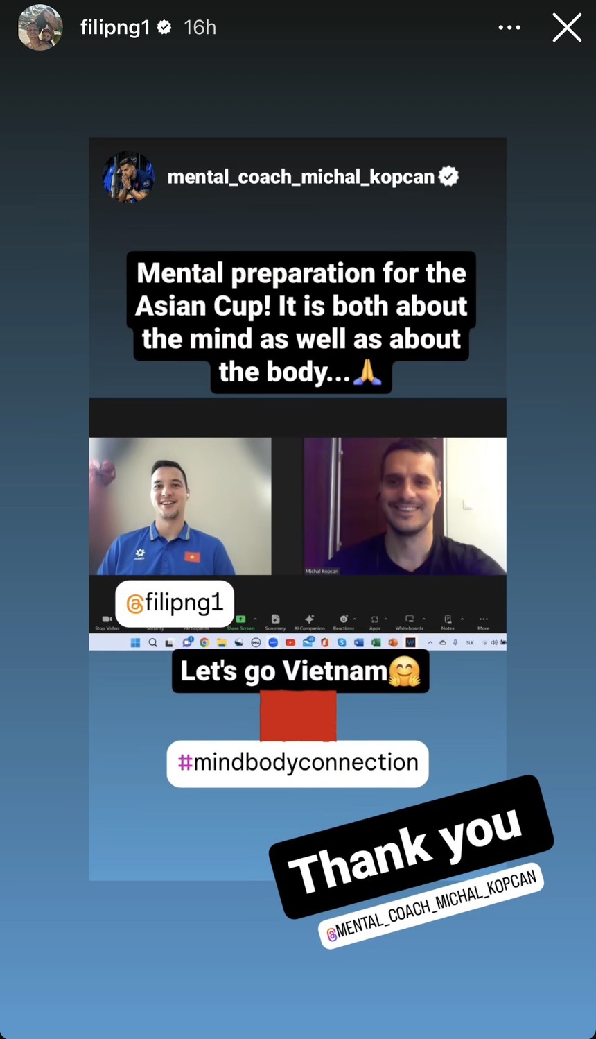 Filip Nguyễn gặp bác sĩ riêng người Slovakia trước thềm Asian Cup 2023 - Ảnh 2.