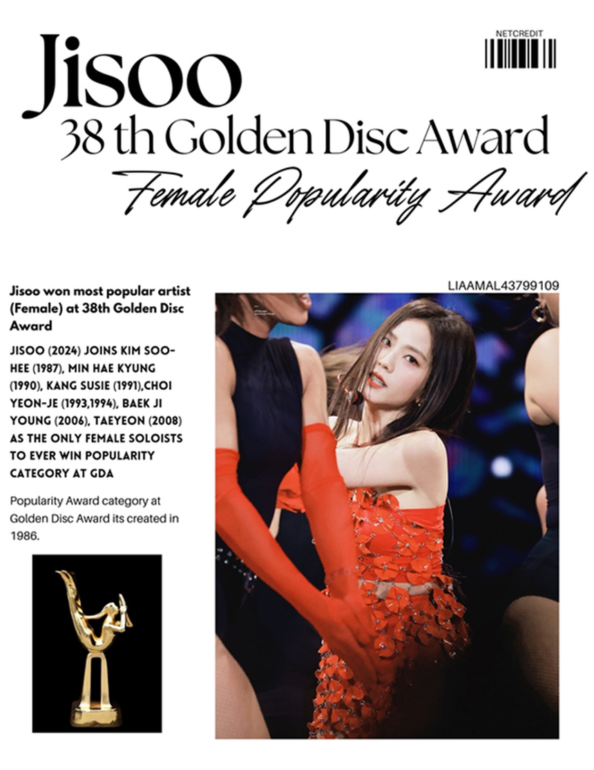 Jisoo Blackpink là nữ nghệ sĩ K-pop solo đầu tiên đạt được thành tích này sau 16 năm  - Ảnh 4.