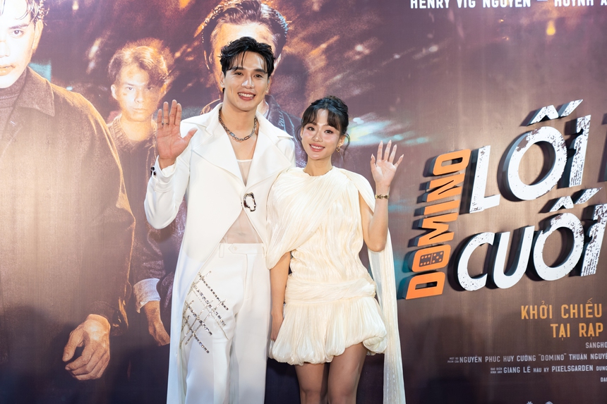 Dàn sao "Domino - Lối thoát cuối cùng" hội ngộ tại sự kiện ra mắt phim - Ảnh 2.