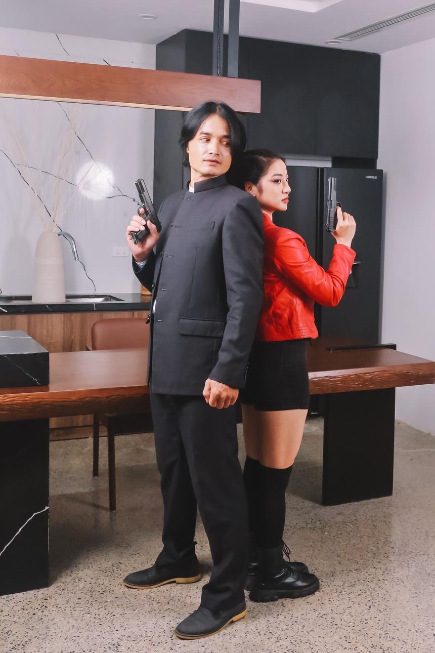 "Cô gái vàng" Taekwondo đấu võ nảy lửa với Tuấn Hạc trong phim "Con mắt số 5" - Ảnh 1.