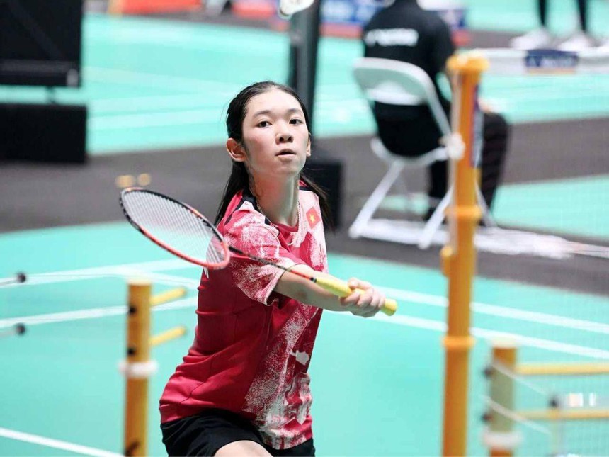 Tài năng 13 tuổi của cầu lông Việt Nam dự giải đấu thế giới - Ảnh 1. Tài năng 13 tuổi của cầu lông Việt Nam dự giải đấu thế giới - Ảnh 1.