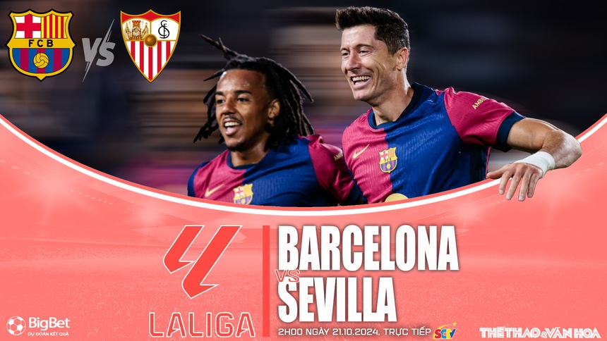 Nhận định, soi tỷ lệ Barcelona vs Sevilla (2h00, 21/10), vòng 10 La Liga - Ảnh 1.