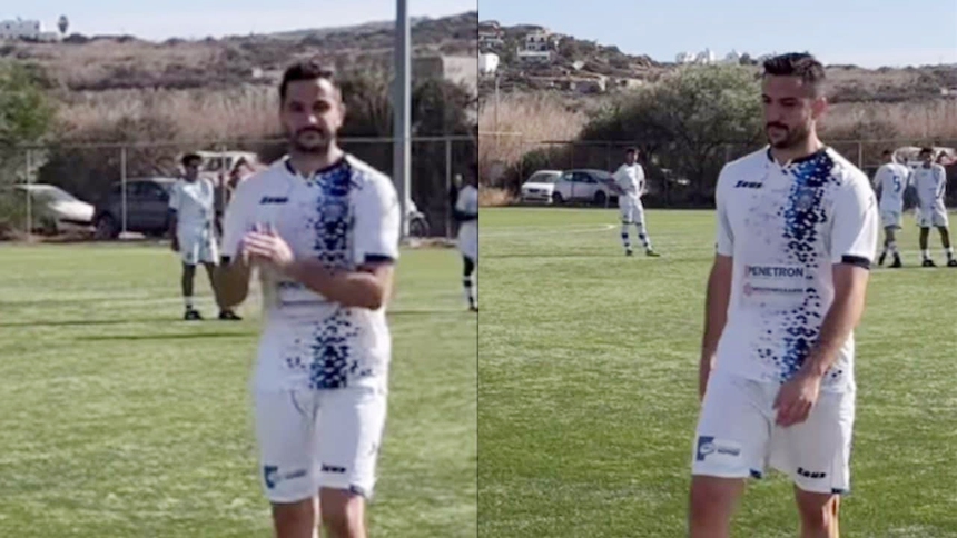 Từ trung vệ hóa tiền đạo, cựu sao Serie A ghi 5 bàn trong 34 phút ngay trận ra mắt đội bóng mới - Ảnh 1. Từ trung vệ hóa tiền đạo, cựu sao Serie A ghi 5 bàn trong 34 phút ngay trận ra mắt đội bóng mới - Ảnh 1.